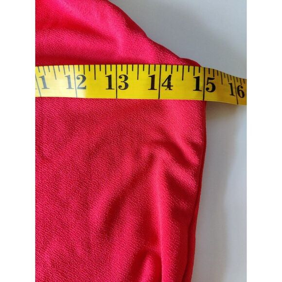 Ralph Lauren Strappy Maxi Dress Cropped Sleeveless Red Womens Size Small - Picture 13 of 15
